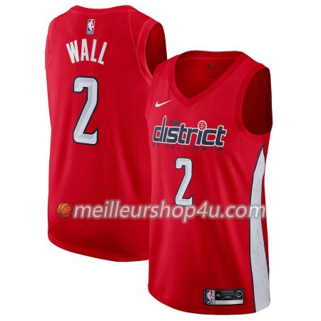 Maillot Basket Homme Washington Wizards John Wall 2 2018-19 Nike Rouge Swingman